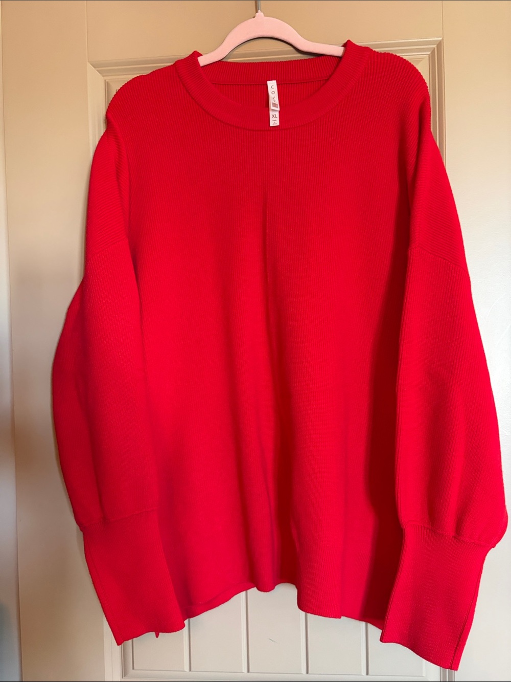LuLaRoe Cozy Sweater Red Size XL